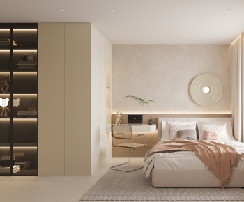 Modern Wabi-sabi Style Bedroom-ID:232439991