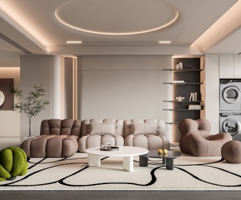 Modern A Living Room-ID:470921991