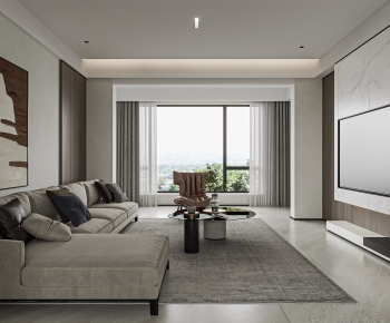 Modern A Living Room-ID:134104011