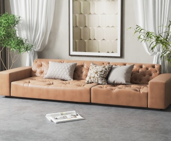 Simple European Style Multi Person Sofa-ID:822309027