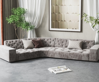 American Style Corner Sofa-ID:325824028