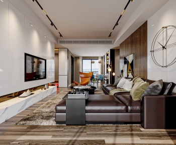 Modern A Living Room-ID:923074967