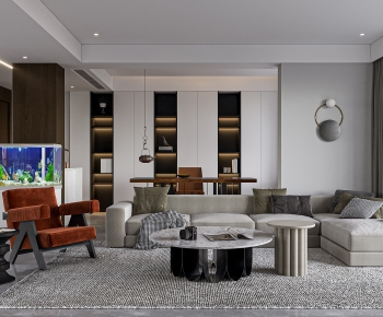 Modern A Living Room-ID:471613883