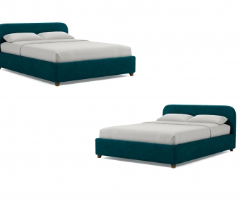 Modern Double Bed-ID:927860021