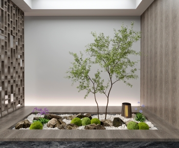 Modern New Chinese Style Plant Landscaping-ID:918670894