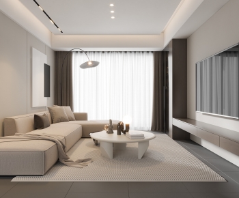 Modern A Living Room-ID:558614975