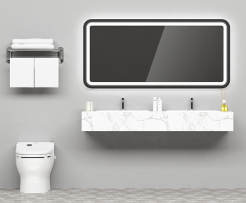 Modern Bathroom Cabinet Frame-ID:960510978
