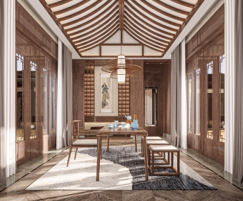 New Chinese Style Tea House-ID:602989915
