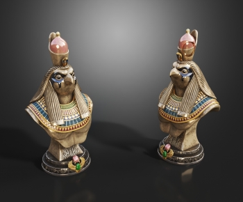 现代埃及神像雕塑-ID:635390344