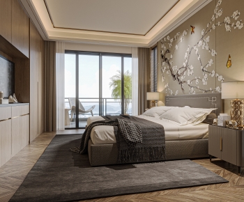 New Chinese Style Bedroom-ID:579009069