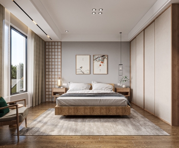 New Chinese Style Bedroom-ID:592529061