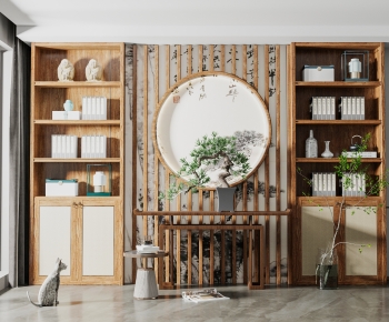 New Chinese Style Bookcase-ID:700196032
