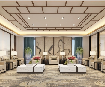 New Chinese Style Reception Area-ID:246058942