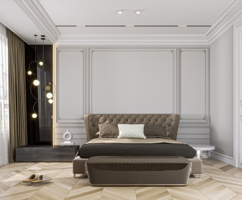 Simple European Style Bedroom-ID:579559884