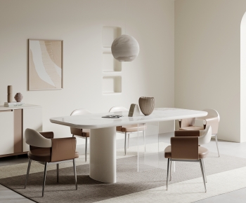 Modern Dining Table And Chairs-ID:885585071