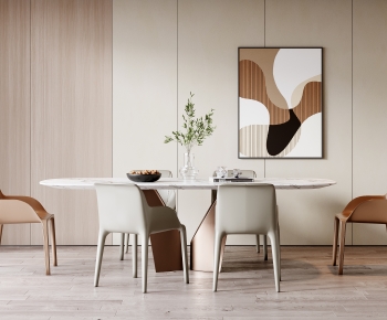 Modern Dining Table And Chairs-ID:180388931