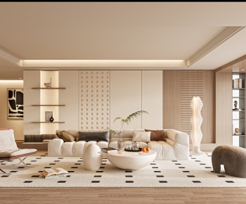 Modern A Living Room-ID:550803903