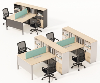 Modern Office Desk And Chair-ID:497483027
