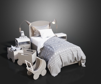 Modern Child's Bed-ID:750896931