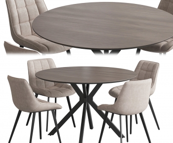 Modern Dining Table And Chairs-ID:940382967