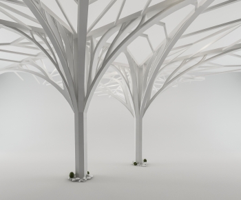 现代树造型柱子-ID:202755933