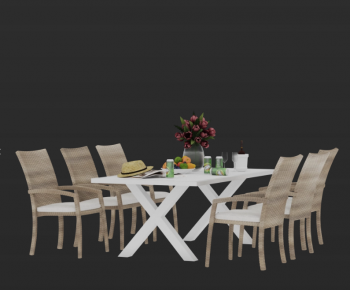 Modern Dining Table And Chairs-ID:455239063