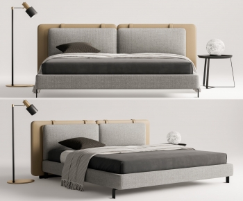 Modern Double Bed-ID:451575995