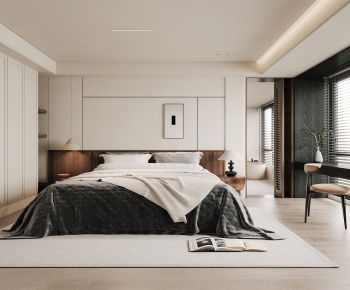 Modern Wabi-sabi Style Bedroom-ID:956713912