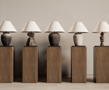 Wabi-sabi Style Table Lamp-ID:563236001