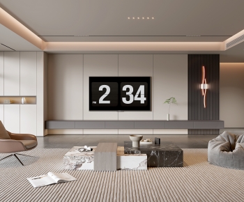 Modern A Living Room-ID:672401911