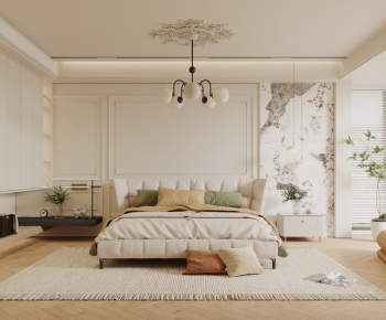 Modern French Style Bedroom-ID:565769751