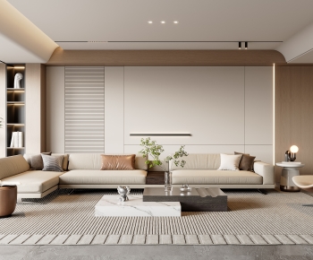 Modern A Living Room-ID:163427116