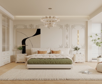 Modern French Style Bedroom-ID:737138039