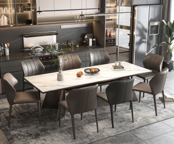 Modern Dining Table And Chairs-ID:102715977