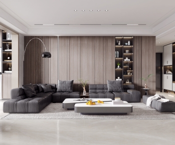 Modern A Living Room-ID:614177944