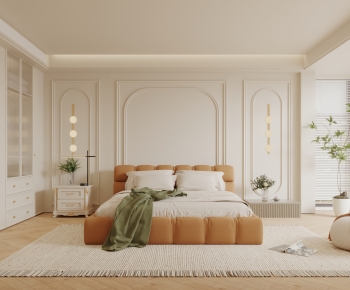 Modern French Style Bedroom-ID:279729454