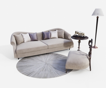 Simple European Style Sofa Combination-ID:391171937