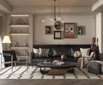 Wabi-sabi Style A Living Room-ID:110153913