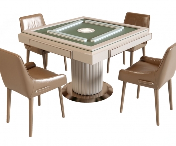 Modern Mahjong Tables And Chairs-ID:528589964
