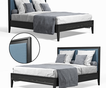 Modern Double Bed-ID:121397022