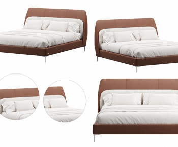 Modern Double Bed-ID:337019924
