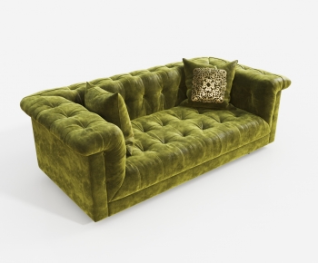 Simple European Style A Sofa For Two-ID:496586084