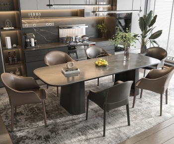 Modern Dining Table And Chairs-ID:951899059