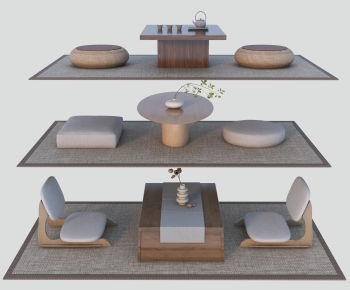 Japanese Style Tea Tables And Chairs-ID:825191975