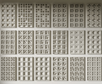 Modern Cement Brick Screen Partition-ID:232709881