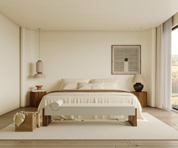 Wabi-sabi Style Bedroom-ID:461211922