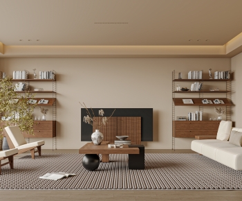Wabi-sabi Style A Living Room-ID:260216003