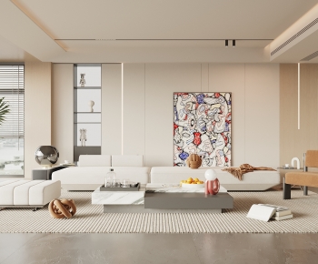 Modern A Living Room-ID:536902905