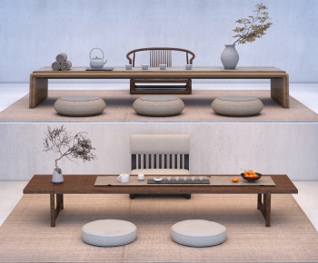 New Chinese Style Tea Tables And Chairs-ID:565669064