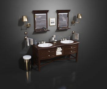 American Style Bathroom Cabinet-ID:189059975